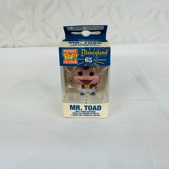 Disneyland 65th Anniversary Mr. Toad Funko Pocket Pop! Key Chain - Picture 5 of 5